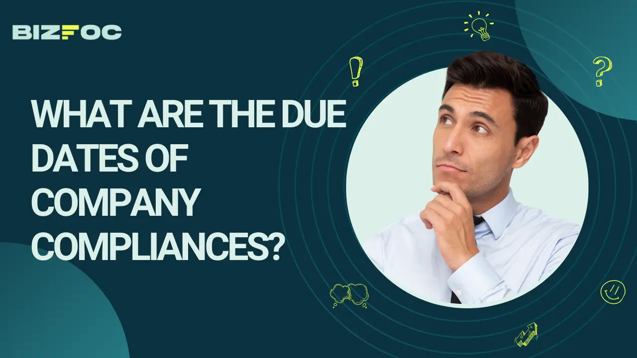 What are the Due Dates of Company Compliances?