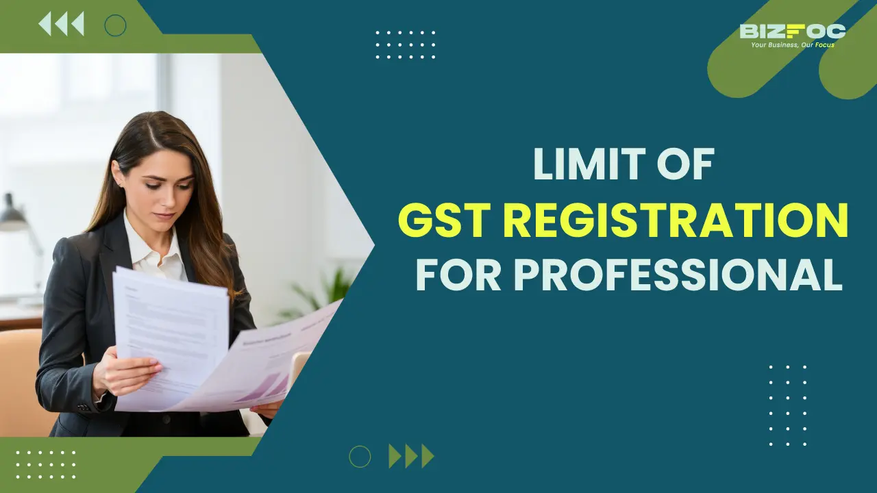 Limit of GST Registration for Professional